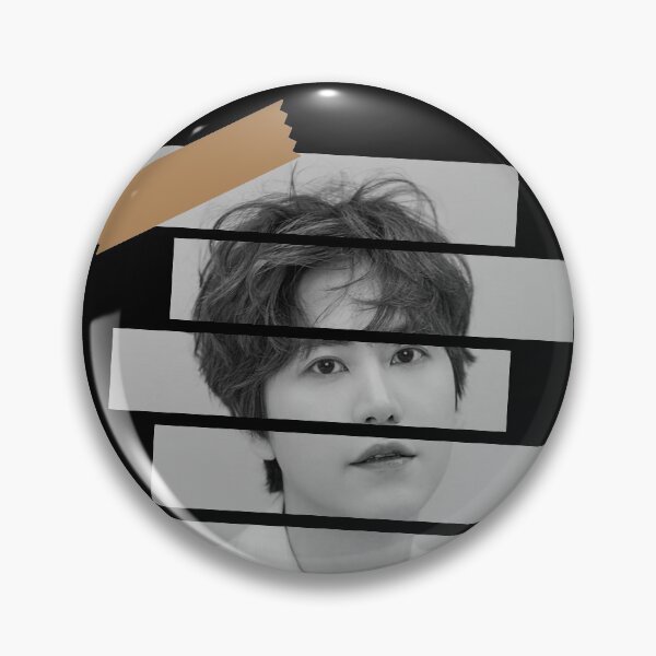 Item preview, Cho Kyuhyun Super Junior Kyuhyun Korean Kpop Monochrome Stripe Design designed and sold by Piosenka Art.