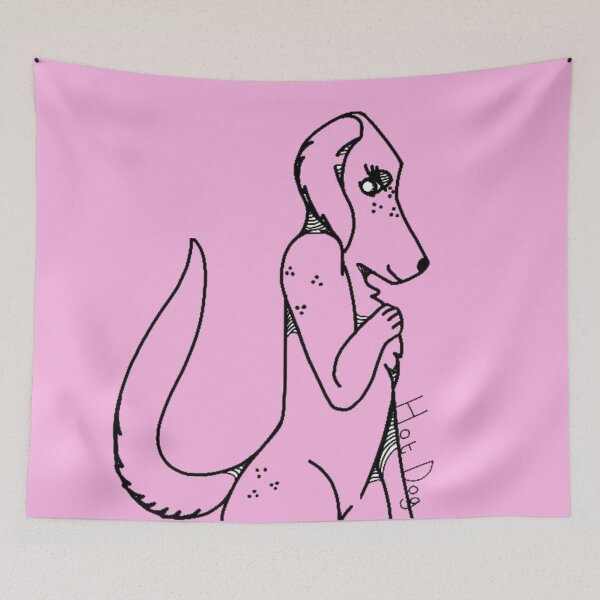 Item preview, light pink, Hot. Dog.  designed and sold by beckyhowling.