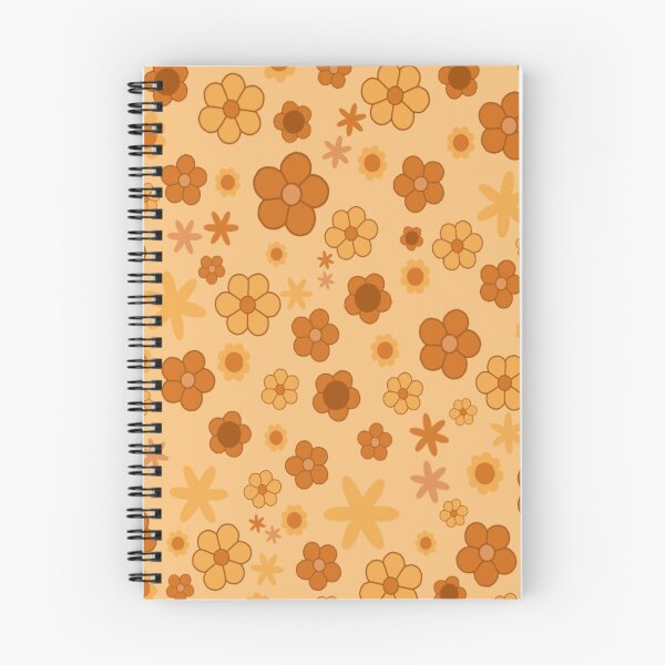 Item preview, Aesthetic Orange Floral Pattern designed and sold by tellurica.