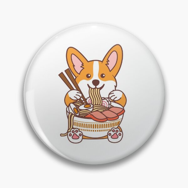 Item preview, Corgi eats ramen designed and sold by Hưng Nguyễn.