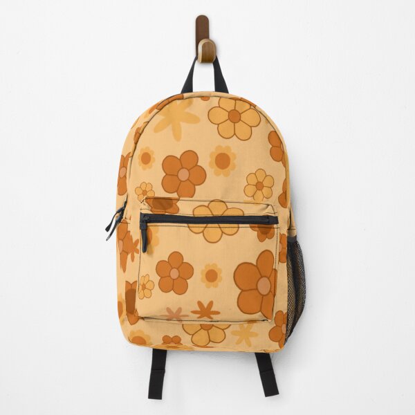 Item preview, Aesthetic Orange Floral Pattern designed and sold by tellurica.
