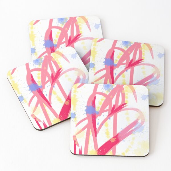 Item preview, Splattered heart with love designed and sold by modern-love-art.