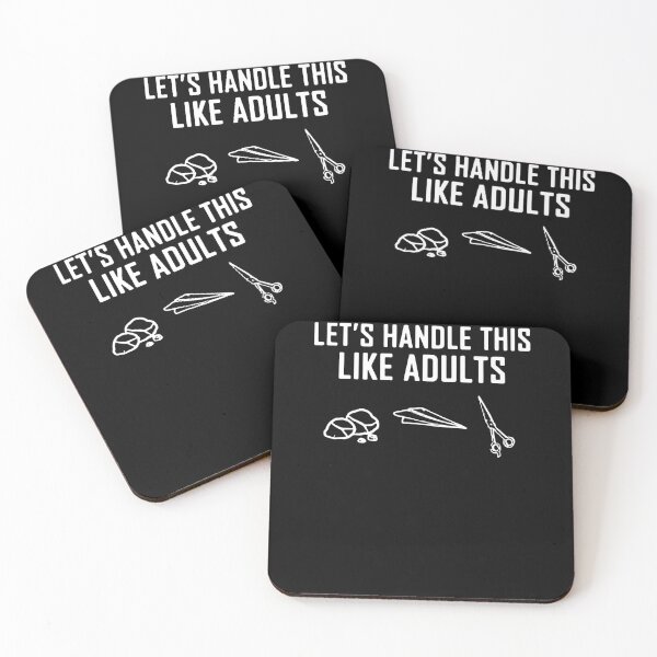 Item preview, Let's Handle This Like Adults designed and sold by clickmostro.