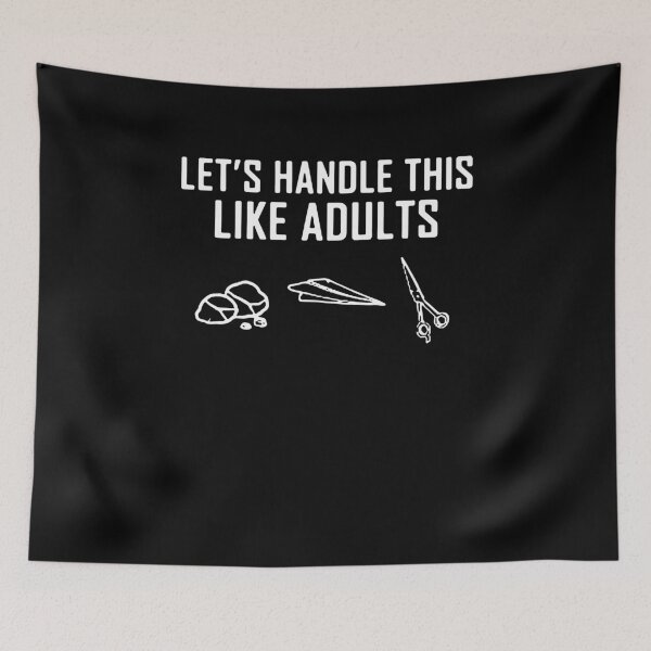 Item preview, Let's Handle This Like Adults designed and sold by clickmostro.