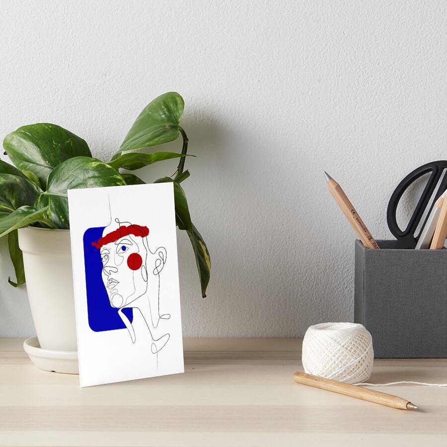 Item preview, Art Board Print designed and sold by Lineastic.