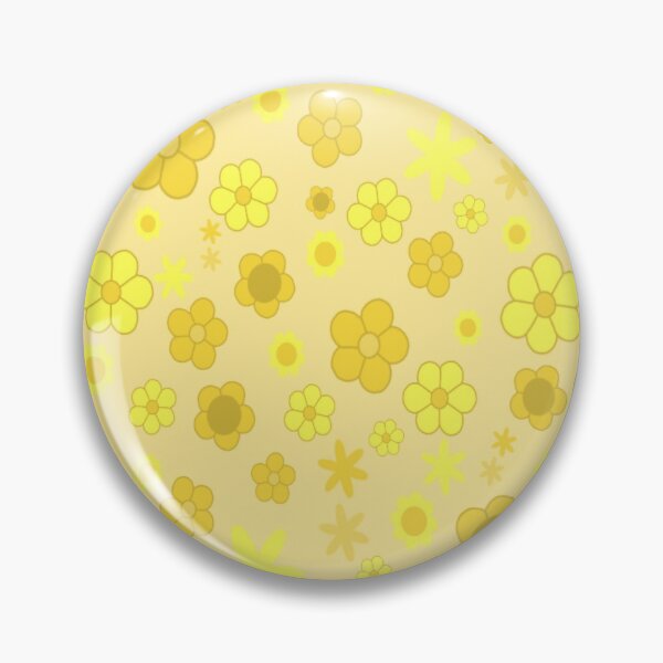 Item preview, Aesthetic Yellow Floral Pattern designed and sold by tellurica.