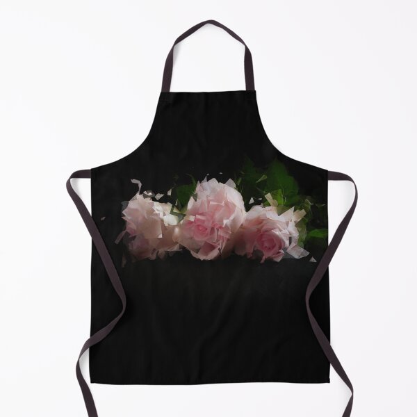 Item preview, Cubist Pink Roses on a Black Background designed and sold by KALEIDOSCOPE UK.