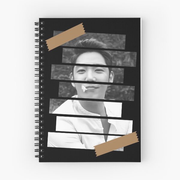 Item preview, Kim Youngwoon Super Junior Kangin Korean Kpop Monochrome Stripe Design designed and sold by Piosenka Art.