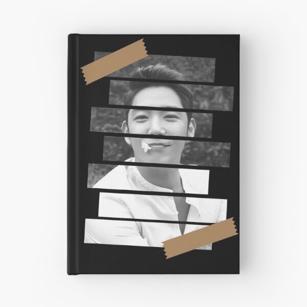 Item preview, Kim Youngwoon Super Junior Kangin Korean Kpop Monochrome Stripe Design designed and sold by Piosenka Art.