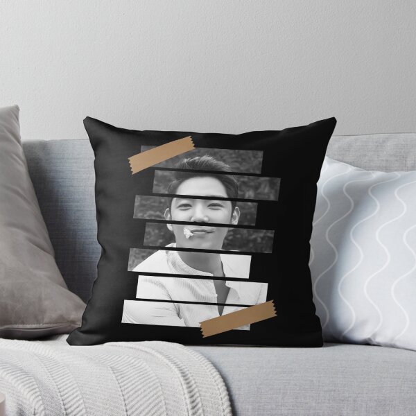 Item preview, Kim Youngwoon Super Junior Kangin Korean Kpop Monochrome Stripe Design designed and sold by Piosenka Art.