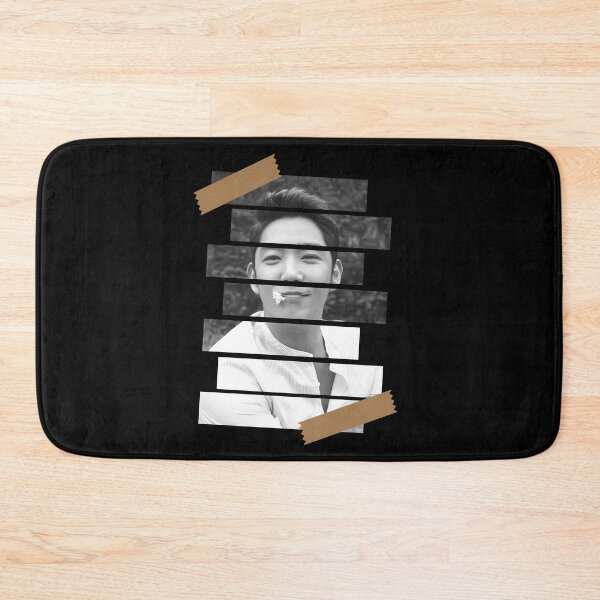 Item preview, Kim Youngwoon Super Junior Kangin Korean Kpop Monochrome Stripe Design designed and sold by Piosenka Art.