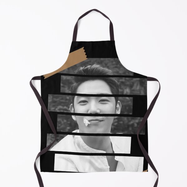 Item preview, Kim Youngwoon Super Junior Kangin Korean Kpop Monochrome Stripe Design designed and sold by Piosenka Art.