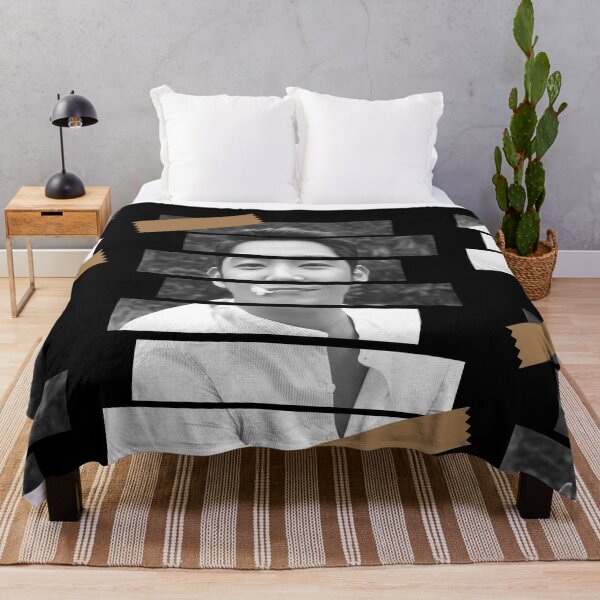 Item preview, Kim Youngwoon Super Junior Kangin Korean Kpop Monochrome Stripe Design designed and sold by Piosenka Art.