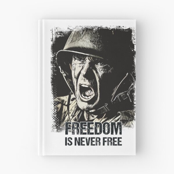 Item preview, Freedom is never FREE Veteran Soldier Vintage Style Artwork Patriotic Quote designed and sold by Naumovski.