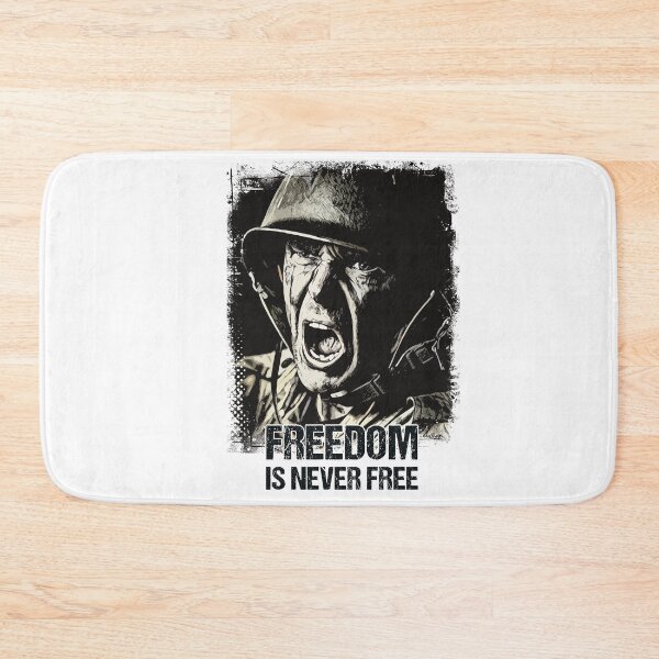 Item preview, Freedom is never FREE Veteran Soldier Vintage Style Artwork Patriotic Quote designed and sold by Naumovski.
