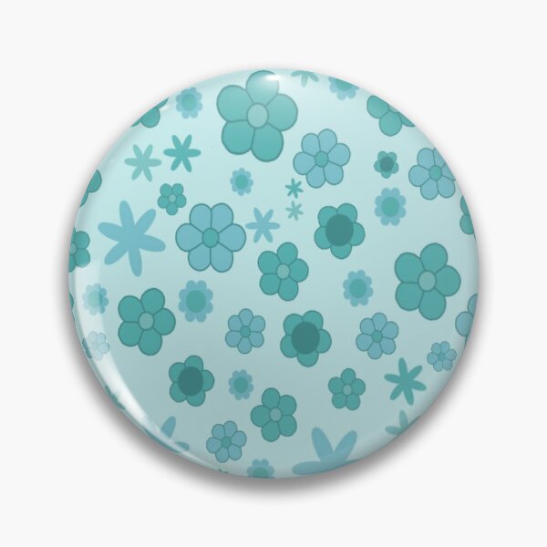 Item preview, Aesthetic Blue Floral Pattern designed and sold by tellurica.