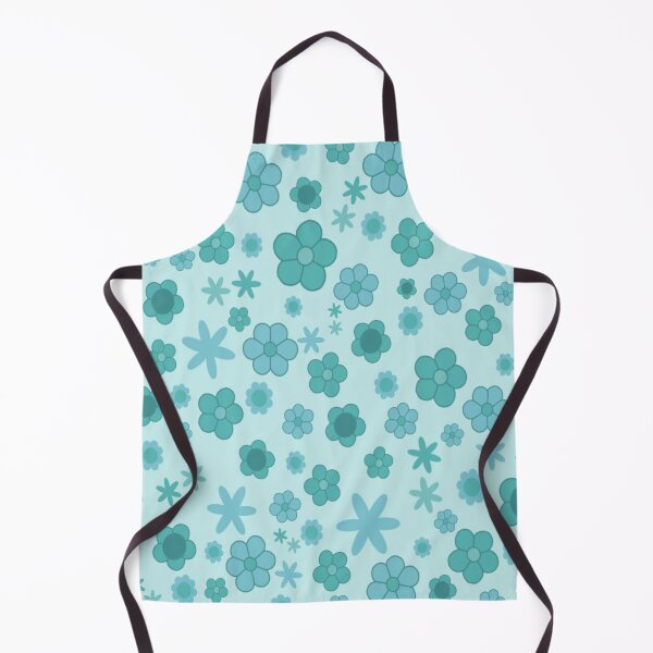 Item preview, Aesthetic Blue Floral Pattern designed and sold by tellurica.