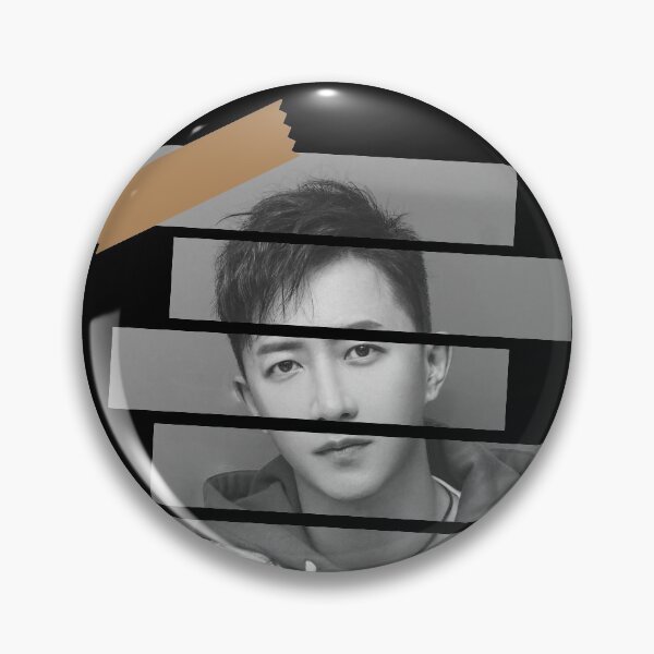 Item preview, Han Geng Super Junior Han Korean Kpop Monochrome Stripe Design designed and sold by Piosenka Art.