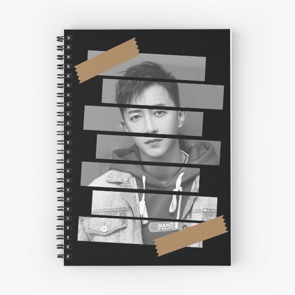 Artikelvorschau, Han Geng Super Junior Han Koreanisches Kpop Monochromes Streifendesign entworfen und verkauft von Piosenka Art.