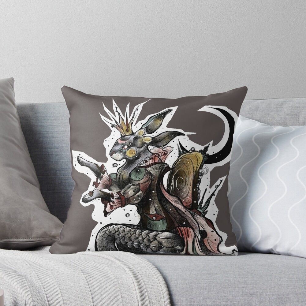 Item preview, Throw Pillow designed and sold by DancinkNeedles.