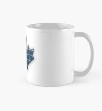 Canadian maple leaf with photovoltaic solar panels. Mug