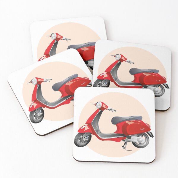 Item preview, Scooty illustration designed and sold by Rohon.