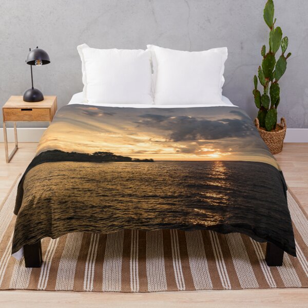 Item preview, Rough Sunrise - Golden God Rays and Purple Clouds designed and sold by Georgia Mizuleva.