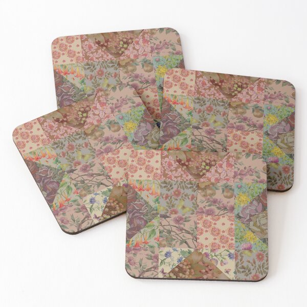 Item preview, Decorative flower patchwork #1 designed and sold by fairytaleprints.