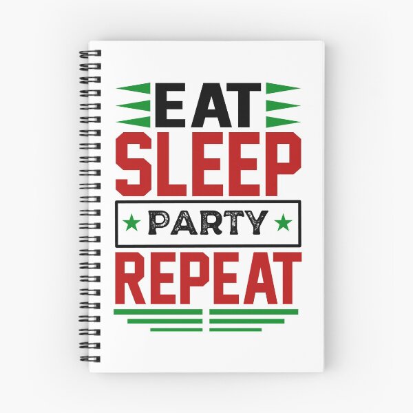 Item preview, Eat. Sleep. Party. Repeat. (Light) designed and sold by the-krisney-way.