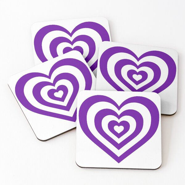 Item preview, White and Violet - Powerpuff Girls Retro Heart designed and sold by Liyanna Baloca.