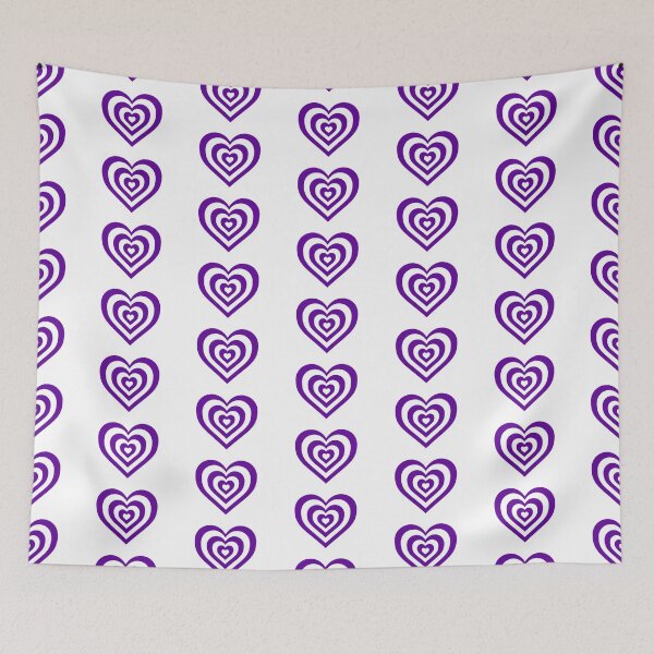 Artikelvorschau, Weiß und Violett - Powerpuff Girls Retro Heart entworfen und verkauft von Liyanna Baloca.