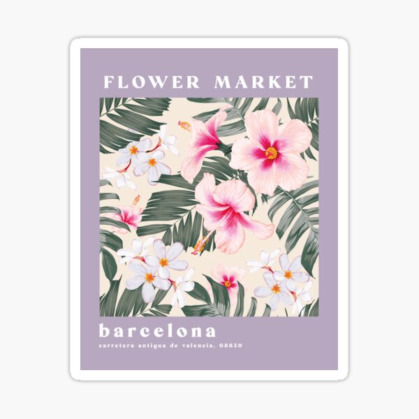 Item preview, Flower Market Pastel Art designed and sold by fempreneurco.