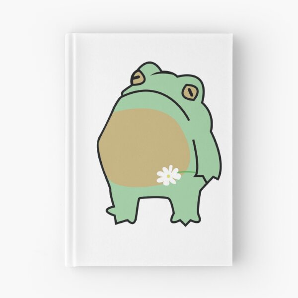Item preview, frog with flower designed and sold by SKdarealshop.