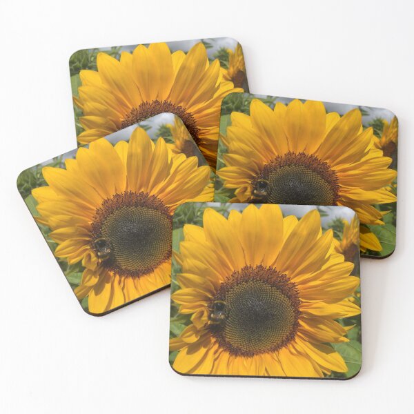 Item preview, Bumble bee sunflower designed and sold by elaine-gregers.