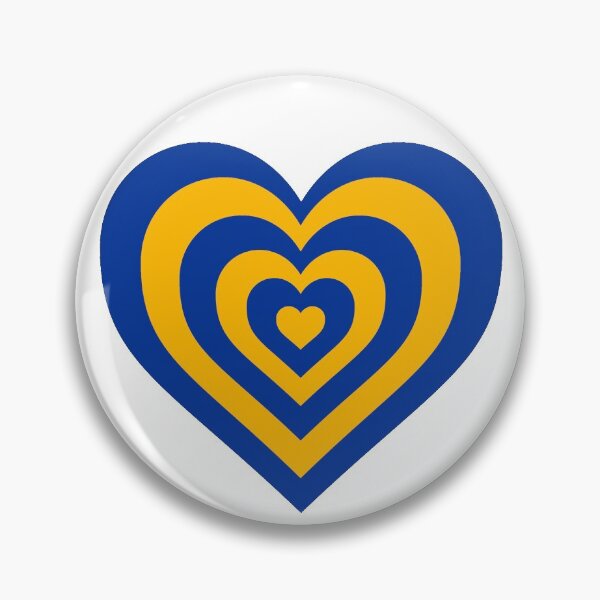 Item preview, Gold and Blue - Powerpuff Girls Retro Heart designed and sold by Liyanna Baloca.