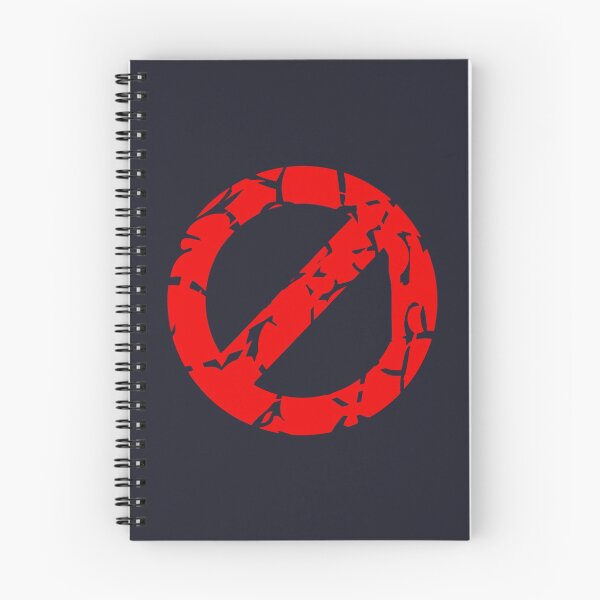 Item preview, Prohibited sign (crossed red circle) grunge everything funny designed and sold by SolidEarthArt.