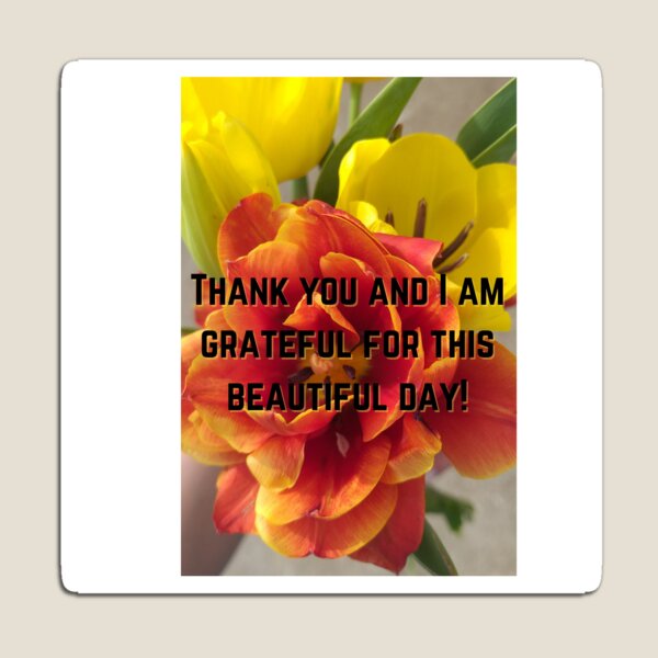 Item preview, Thank you and I am greatful for this beautiful day! designed and sold by Lia25977.