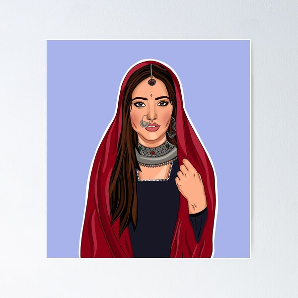 Item preview, A beautiful  village  woman  designed and sold by Kaam-Chor.