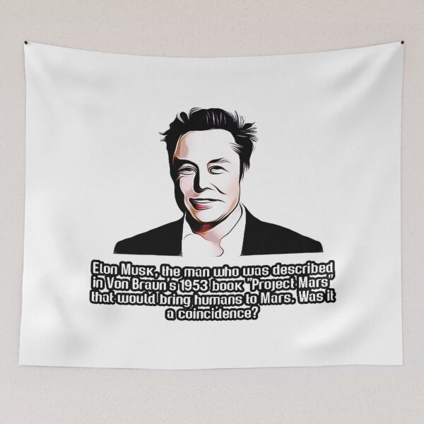 Artikelvorschau, Elon Musk entworfen und verkauft von Chroma Myst.