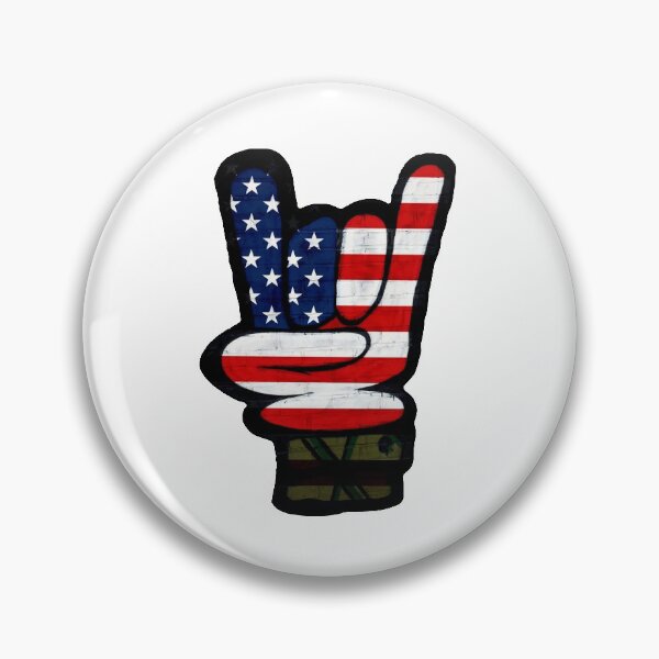 Item preview, Rock On USA hand sign designed and sold by ProArtzilla.