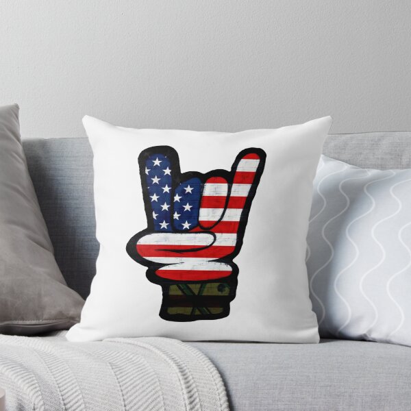 Item preview, Rock On USA hand sign designed and sold by ProArtzilla.