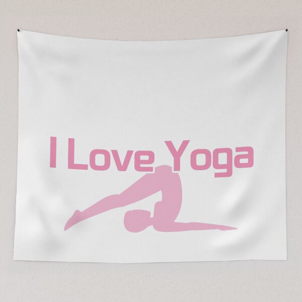 Item preview, I Love Yoga. Yoga Lover. Yoga pose. designed and sold by dkdk-kdk.
