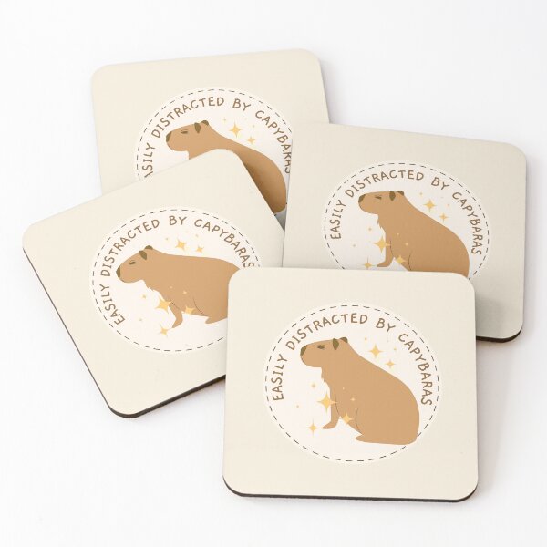 Item preview, Easily Distracted by Capybaras designed and sold by sunnySaraV.