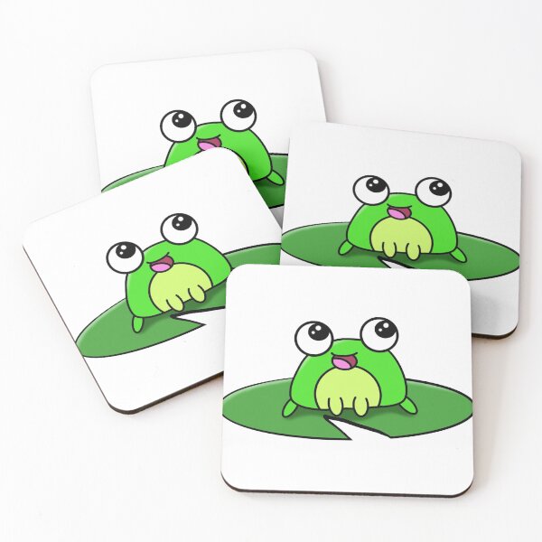 Item preview, Cute Lilly Pad Frog Sticker designed and sold by AsheCrafts.