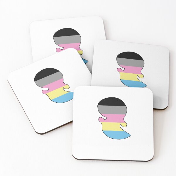 Item preview, polygender pride flag ghost designed and sold by EmoGayWorm.
