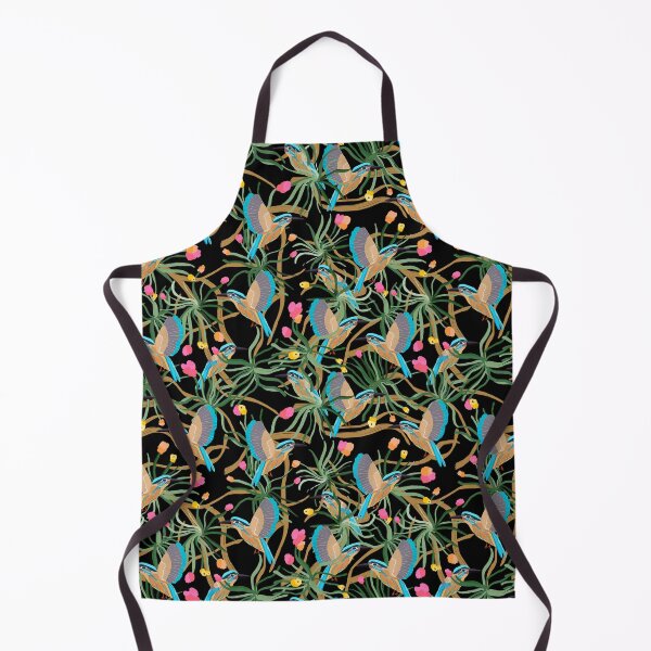 Aperçu de l'œuvre  Oiseau luxueux et motif floral sur les branches créée et vendue par Robin Jensen.
