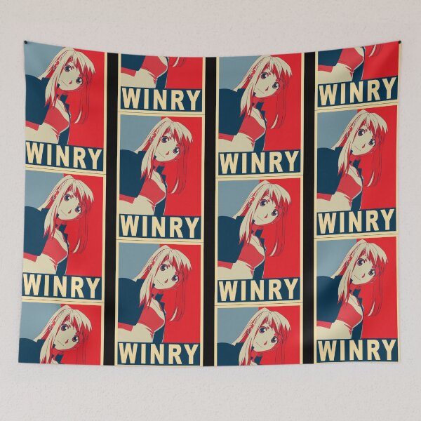 Item preview, Winry Rockbell - Affiche T-shirt classique designed and sold by BarnaMihalyne.