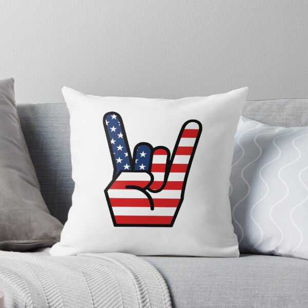 Item preview, Rock On USA hand sign designed and sold by ProArtzilla.