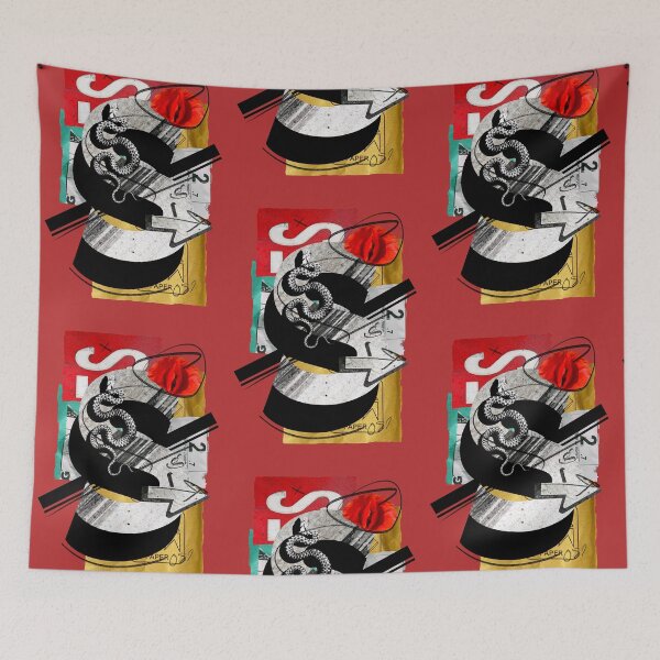 Item preview, Snake collage designed and sold by burbuja.