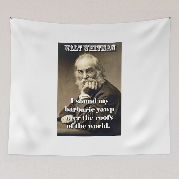 Item preview, I Sound My Barbaric Yawp - Whitman designed and sold by CrankyOldDude.